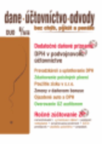 Dane, účtovníctvo, odvody 6-2019 Dane, účtovníctvo, odvody 6-2019