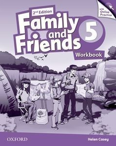 Family and Friends 2nd Edition 5 Workbook + Online Family and Friends 2nd Edition 5 Workbook + Online