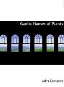 Gaelic Names of Plants