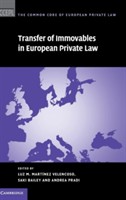 Transfer of Immovables in European Private Law Transfer of Immovables in European Private Law