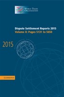 Dispute Settlement Reports 2015 Dispute Settlement Reports 2015
