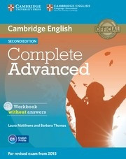 Complete Advanced 2nd Edition Workbook w/o Answers and AudioCD