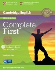 Complete First 2nd Edition Student's Book with Answers and CD-ROM