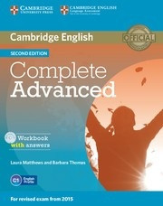 Complete Advanced 2nd Edition Workbook with Answers and AudioCD