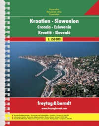 Autoatlas Chorvatsko-Slovinsko A4 atlas 1: 150 000 Autoatlas Chorvatsko-Slovinsko A4 atlas 1: 150 000