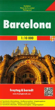 Plán města Barcelona 1:10 000 Plán města Barcelona 1:10 000