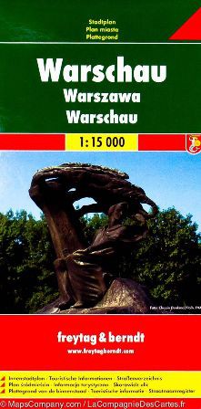 Plán města Varšava 1:15 000 Plán města Varšava 1:15 000