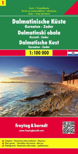 Dalmácie 1. 1:100 000 Dalmácie 1. 1:100 000