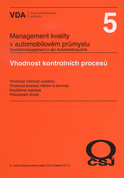 Management kvality v automobilovém průmyslu VDA 5