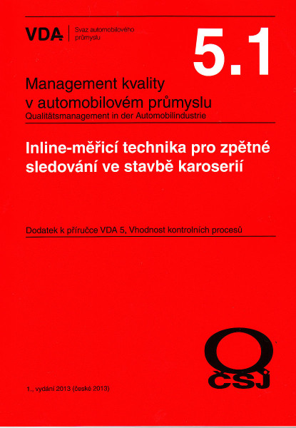 VDA 5.1 - Inline-měřicí technika pro zpětné sledování ve stavbě karoserií