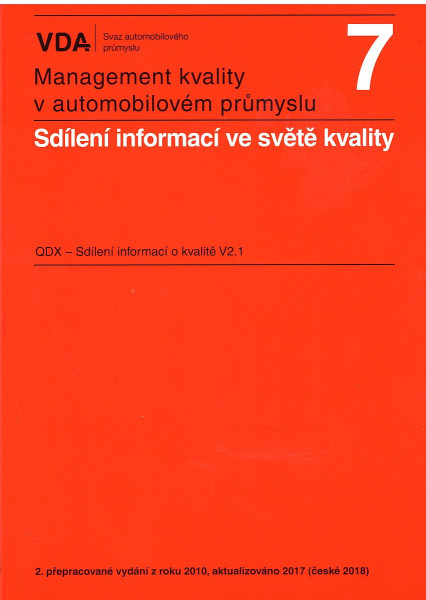 VDA 7 - Sdílení informací ve světě kvality