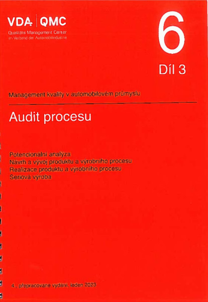 VDA 6.3 - Audit procesu VDA 6.3 - Audit procesu