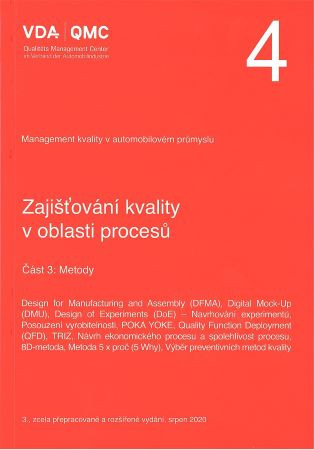 VDA 4 - Část 3: Metody (3.vydání) VDA 4 - Část 3: Metody (3.vydání)