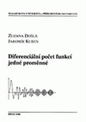 Diferenciální počet funkcí jedné proměnné Diferenciální počet funkcí jedné proměnné