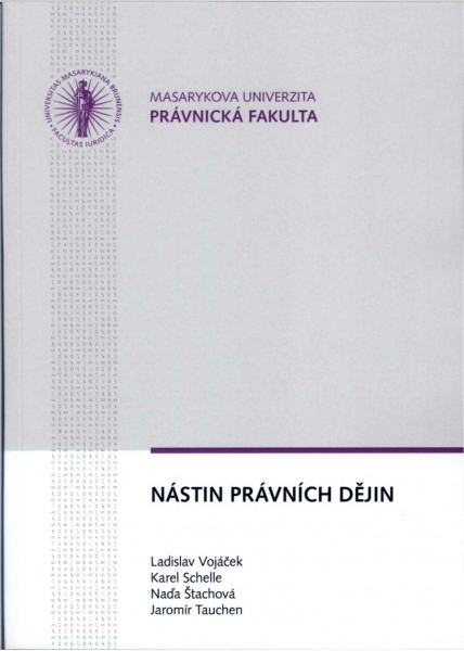 Nástin právních dějin Nástin právních dějin