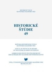 Historické štúdie 49 Historické štúdie 49