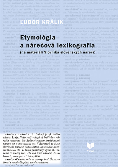 Etymológia a nárečová lexikografia