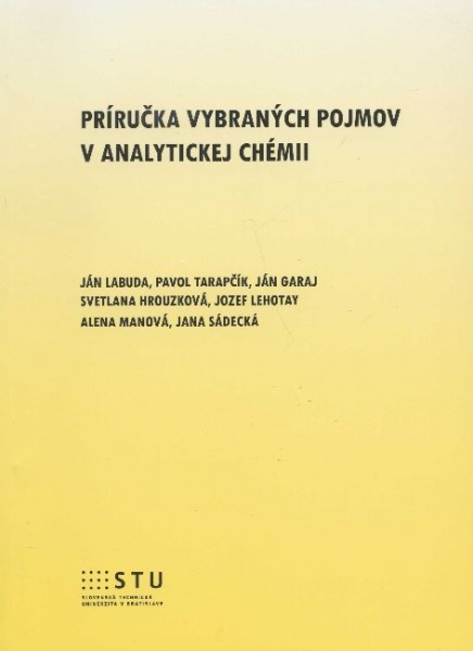 Príručka vybraných pojmov v analytickej chémii