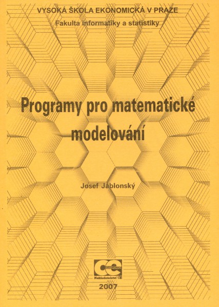 Programy pro matematické modelování Programy pro matematické modelování