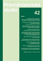Právněhistorické studie 42 Právněhistorické studie 42