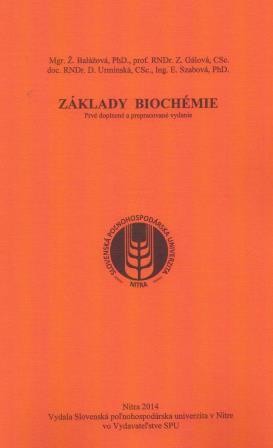 Základy biochémie Základy biochémie