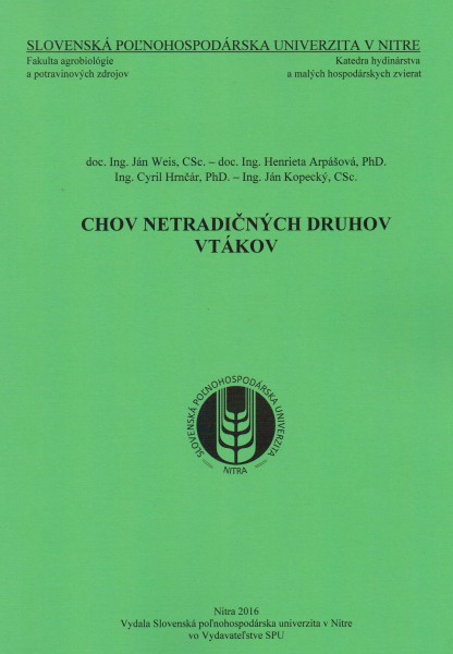 Chov netradičných druhov vtákov Chov netradičných druhov vtákov