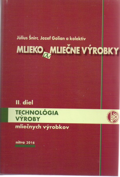 Mlieko a mliečne výrobky II