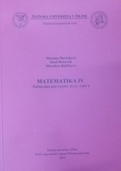 Matematika IV Počtovnica pre vysoké školy, časť 4