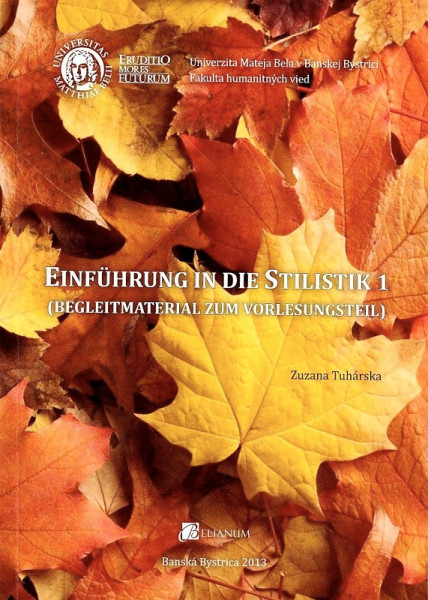 Einführung in die Stilistik 1 Einführung in die Stilistik 1