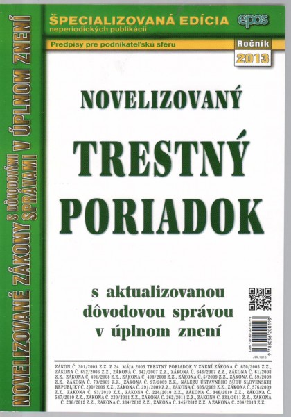 Trestný poriadok Trestný poriadok