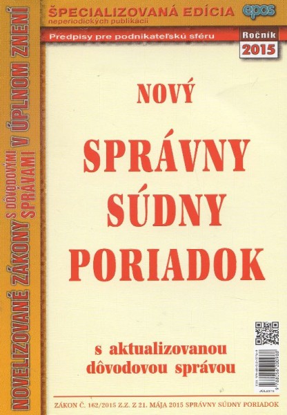 Nový Správny súdny poriadok Nový Správny súdny poriadok