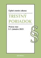 Trestný poriadok. 1. vyd., 1-2025