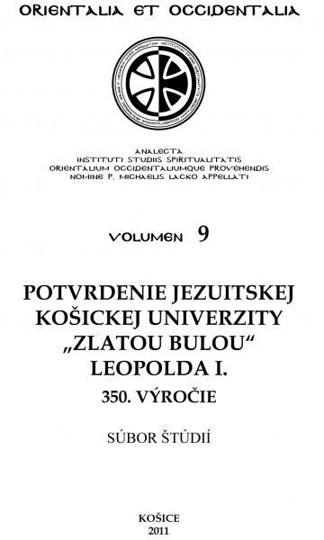 Potvrdenie jezuitskej košickej univerzity Potvrdenie jezuitskej košickej univerzity