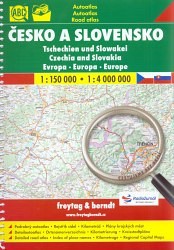 Česko a Slovensko 1:150 000, 1:4 000 000 Česko a Slovensko 1:150 000, 1:4 000 000