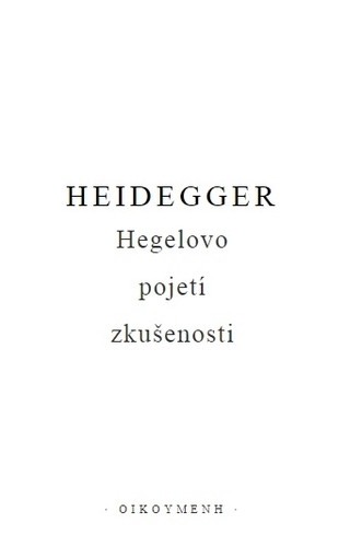Hegelovo pojetí zkušenosti Hegelovo pojetí zkušenosti