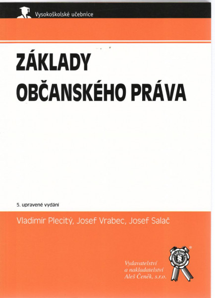 Základy občanského práva, 5. vydání Základy občanského práva, 5. vydání