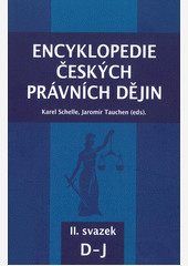 Encyklopedie českých právních dějin, II. svazek D-J