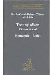 Trestný zákon Všeobecná časť
