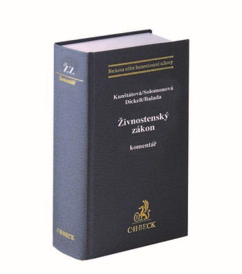 Živnostenský zákon. Komentář Živnostenský zákon. Komentář