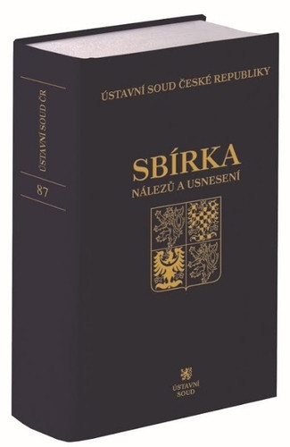 Sbírka nálezů a usnesení ÚS ČR, svazek 87 (vč. CD) EJ128