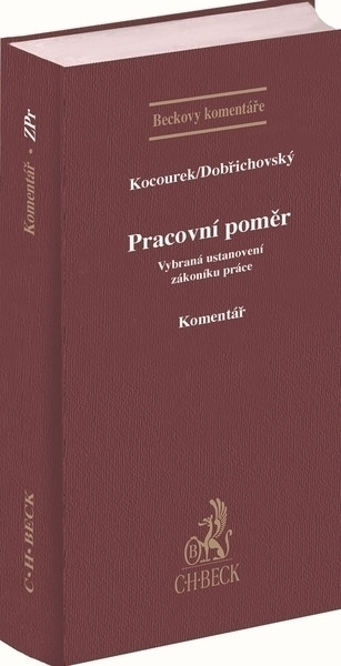 Pracovní poměr. Vybraná ustanovení zákoníku práce. Komentář