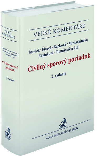 Civilný sporový poriadok . Komentár (2. vydanie)