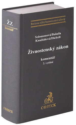 Živnostenský zákon. Komentář. 2. vydání Živnostenský zákon. Komentář. 2. vydání