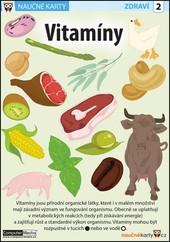 Naučné karty Vitamíny Naučné karty Vitamíny