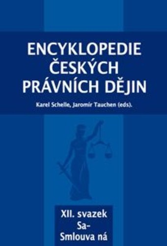 Encyklopedie českých právních dějin, XII. svazek Sa - Smlouva ná