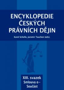Encyklopedie českých právních dějin, XIII. svazek Smlouva o - Součást
