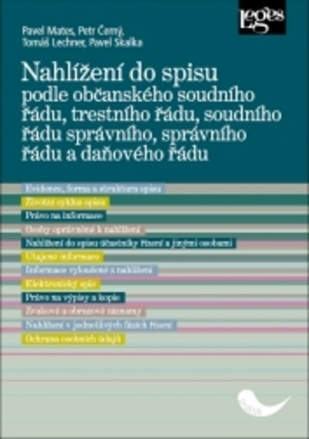 Nahlížení do spisu Nahlížení do spisu