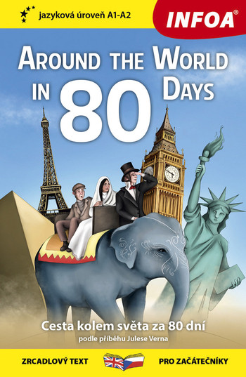 Četba pro začátečníky - Around The World in 80 Days (Cesta kolem světa za 80 dní) - (A1 - A2)