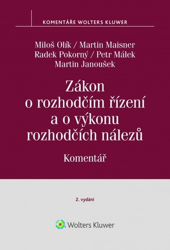 Zákon o rozhodčím řízení (č. 216-1994 Sb.), 2. vyd. - komentář Zákon o rozhodčím řízení (č. 216-1994 Sb.), 2. vyd. - komentář
