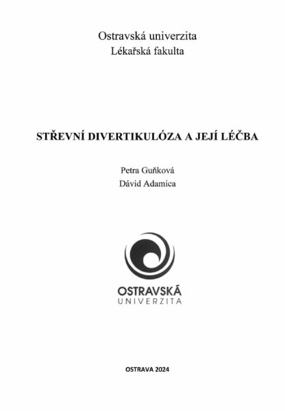 Střevní divertikulóza a její léčba Střevní divertikulóza a její léčba